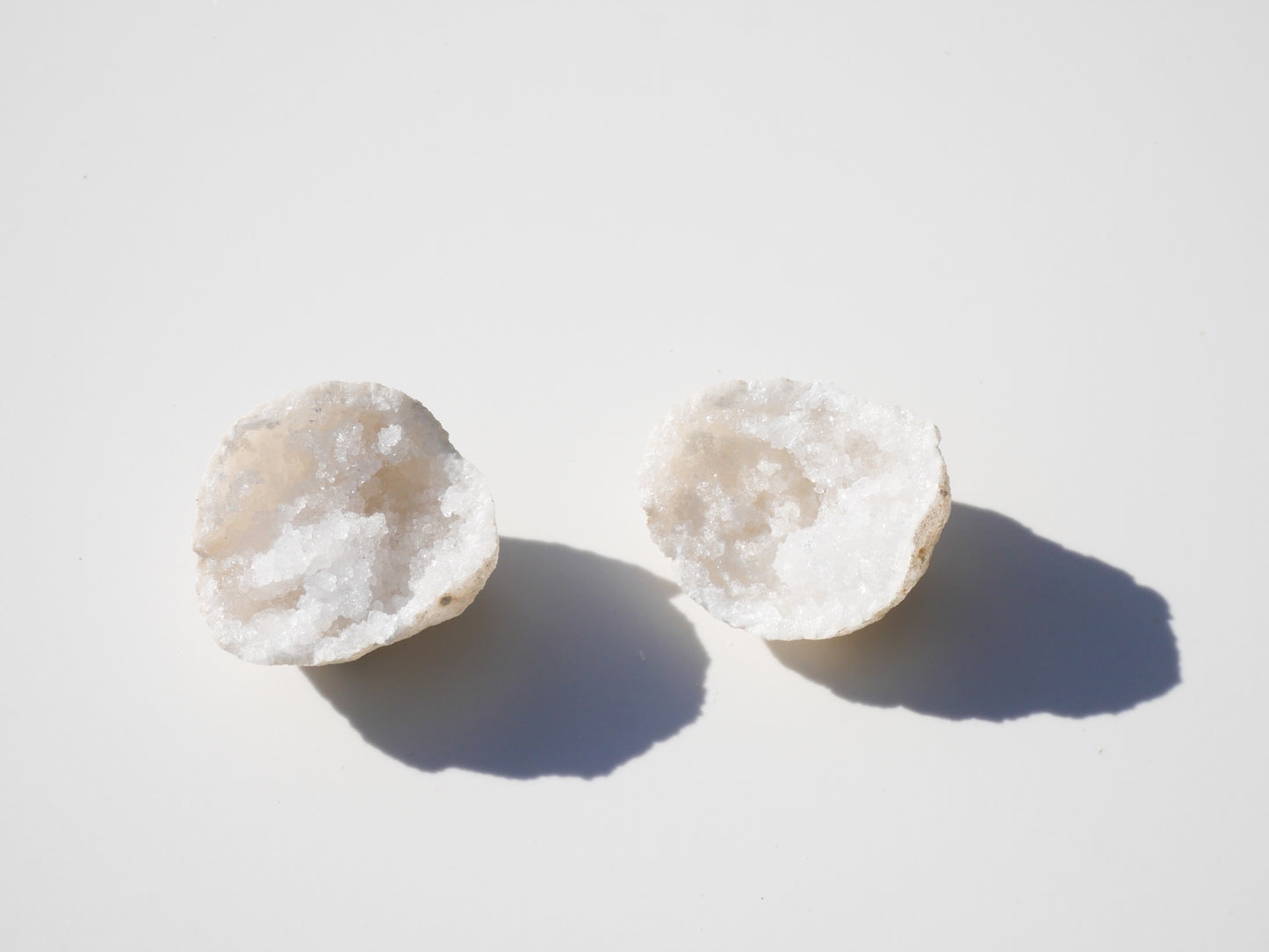 Quartz Geode Pair - Small