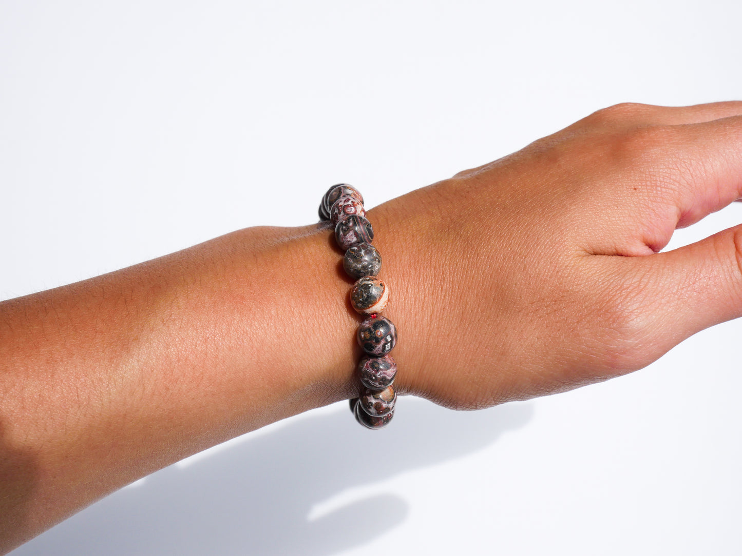 Leopard Skin Jasper Bracelet - Strength & Vitality