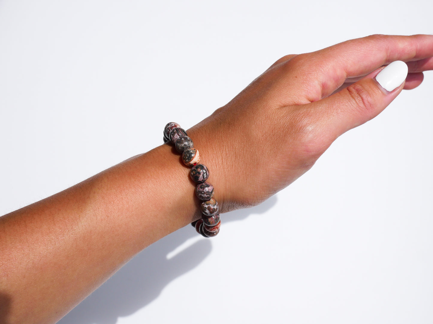 Leopard Skin Jasper Bracelet - Strength & Vitality
