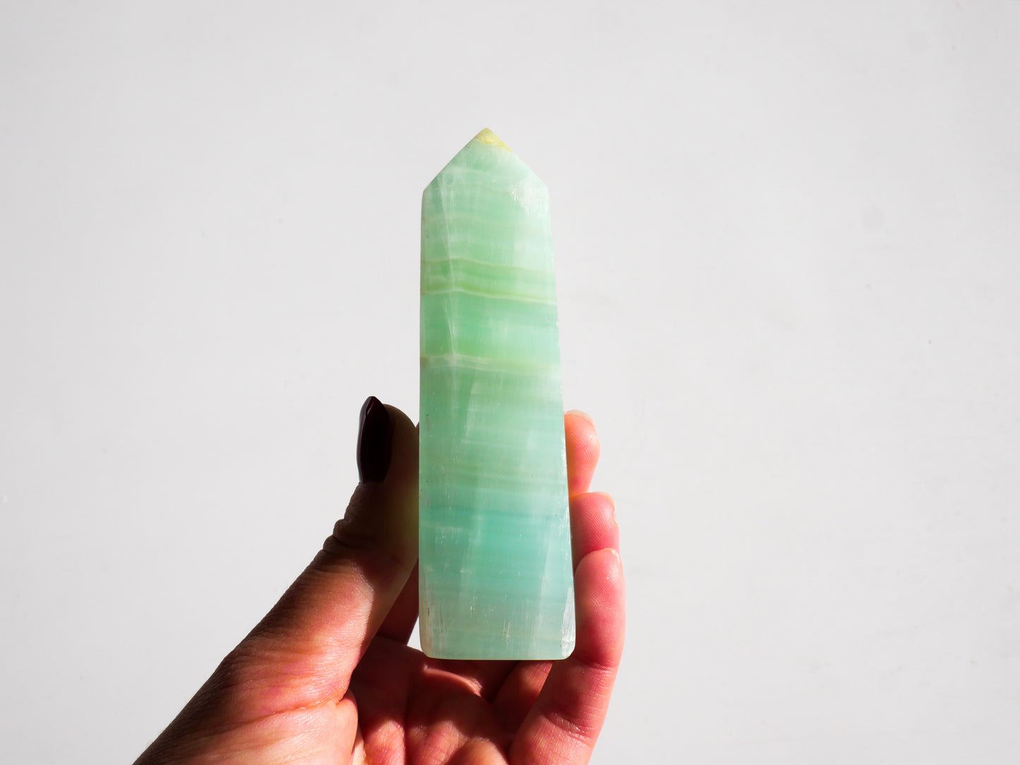 Pistachio Calcite Tower