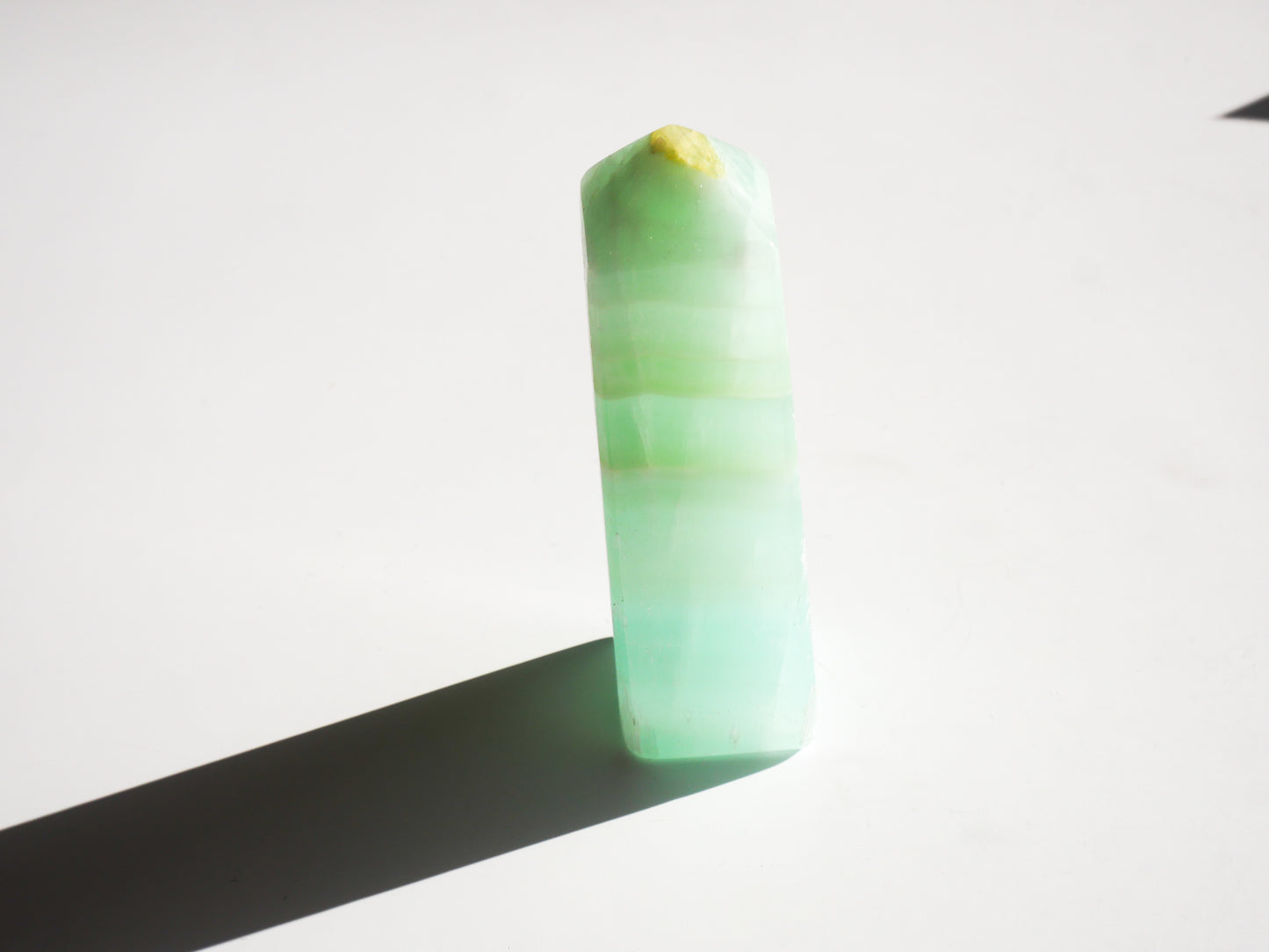 Pistachio Calcite Tower