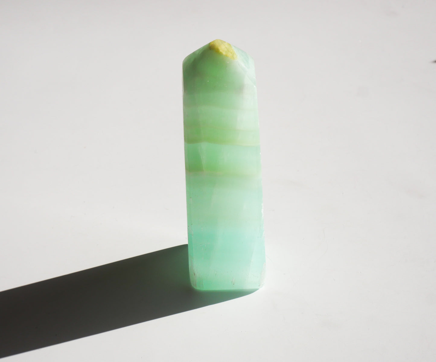 Pistachio Calcite Tower