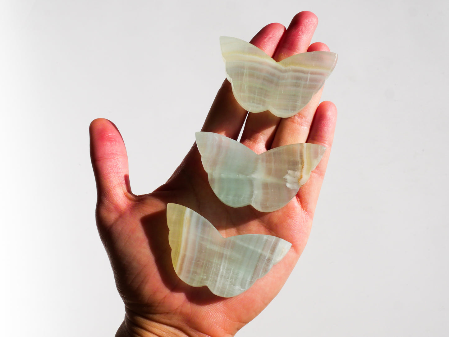 Pistachio Calcite Butterfly