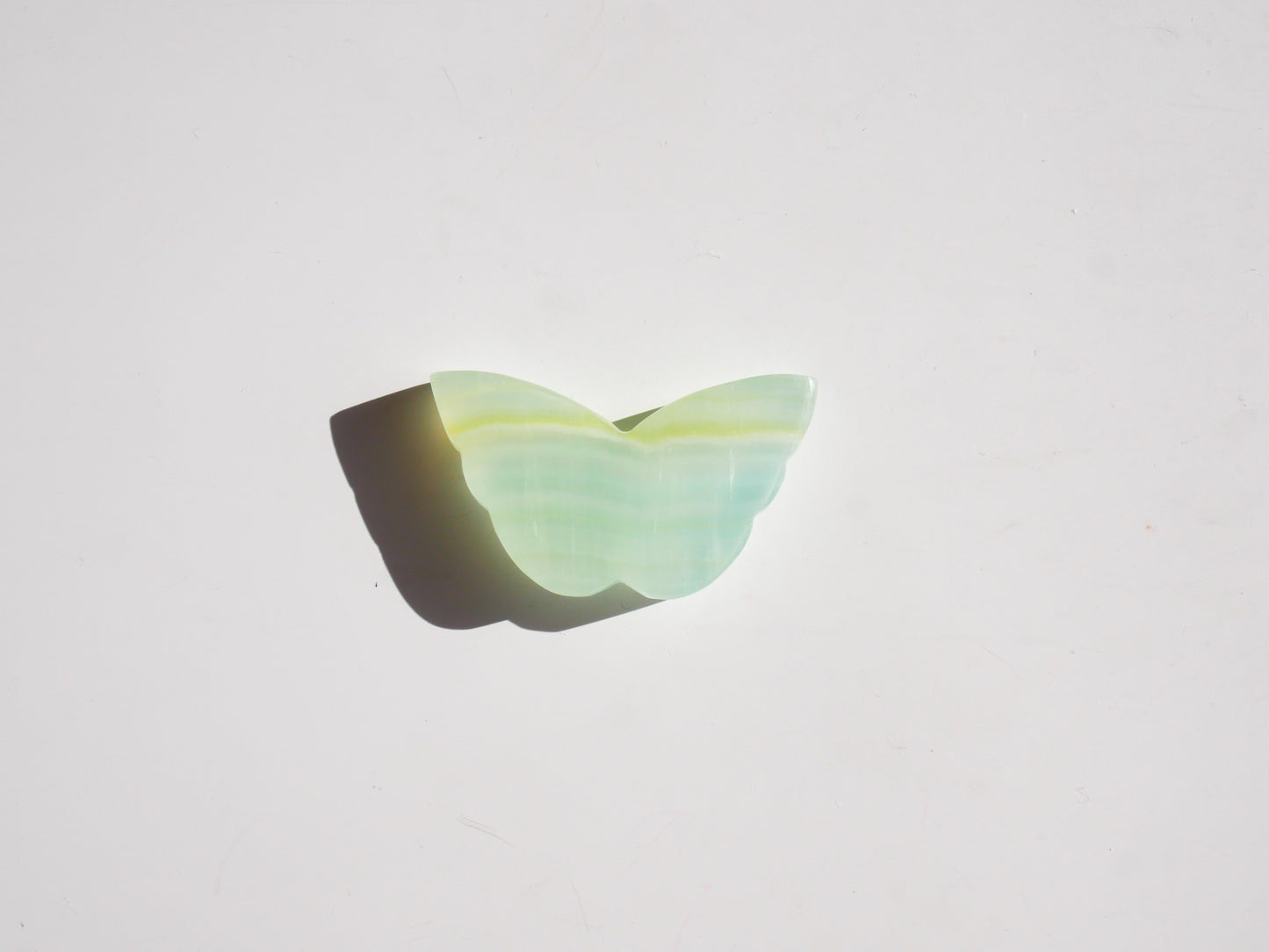Pistachio Calcite Butterfly