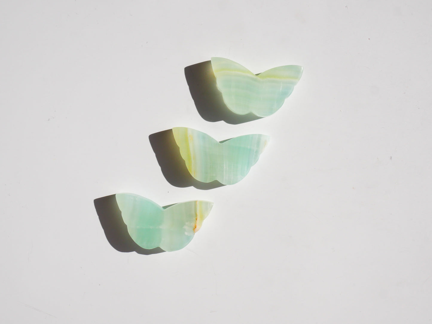 Pistachio Calcite Butterfly