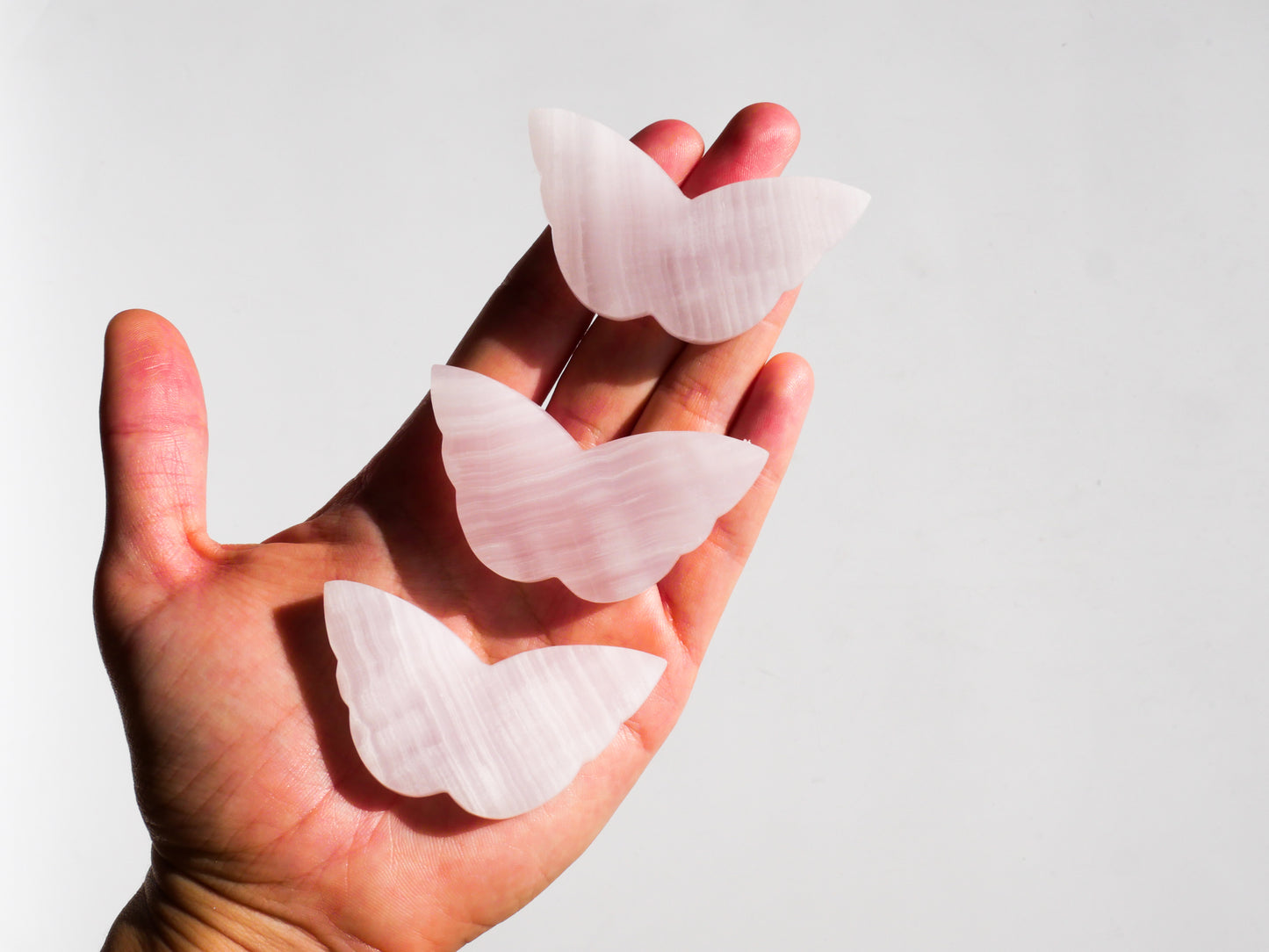 Pink Calcite Butterfly