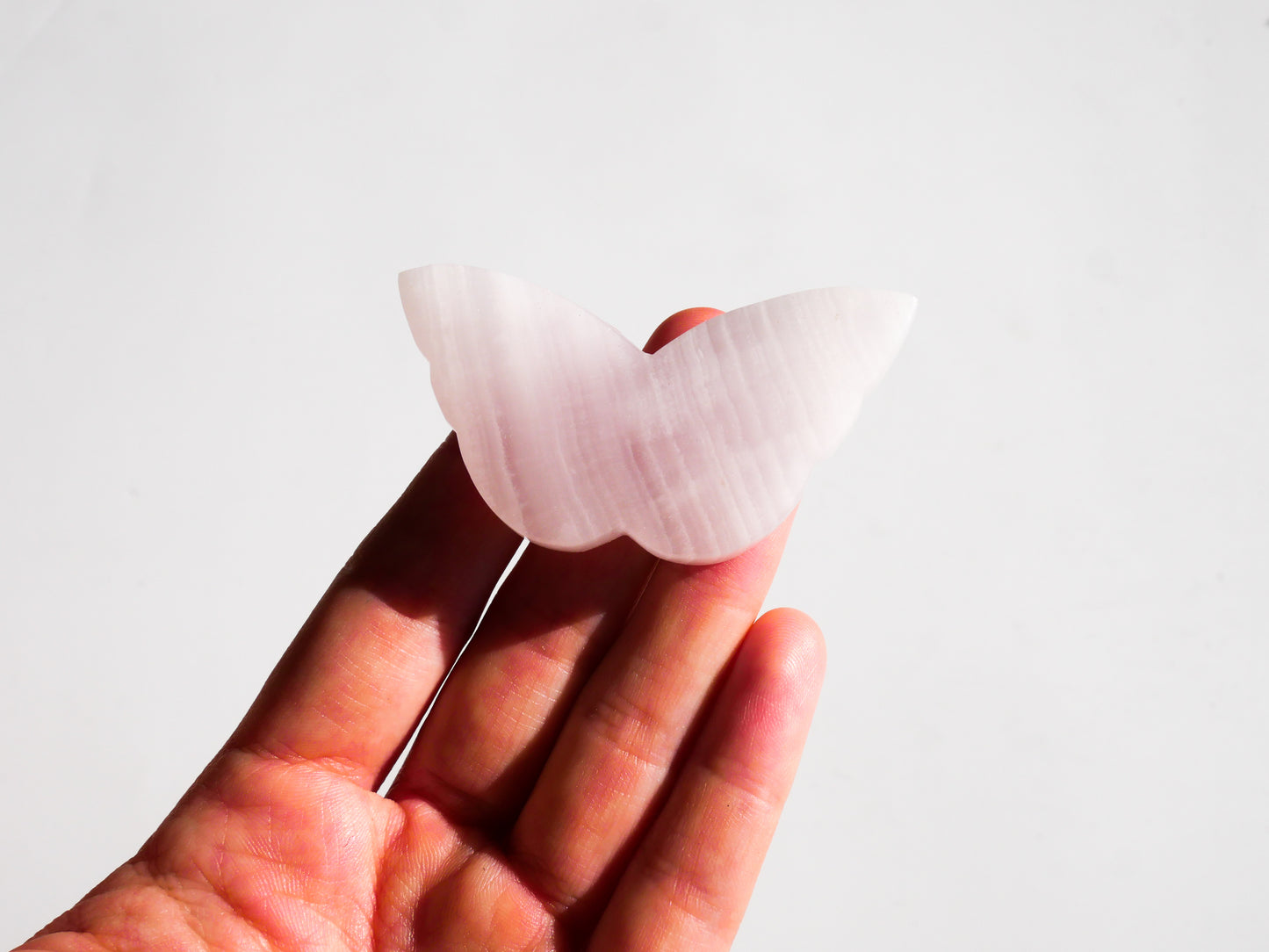 Pink Calcite Butterfly