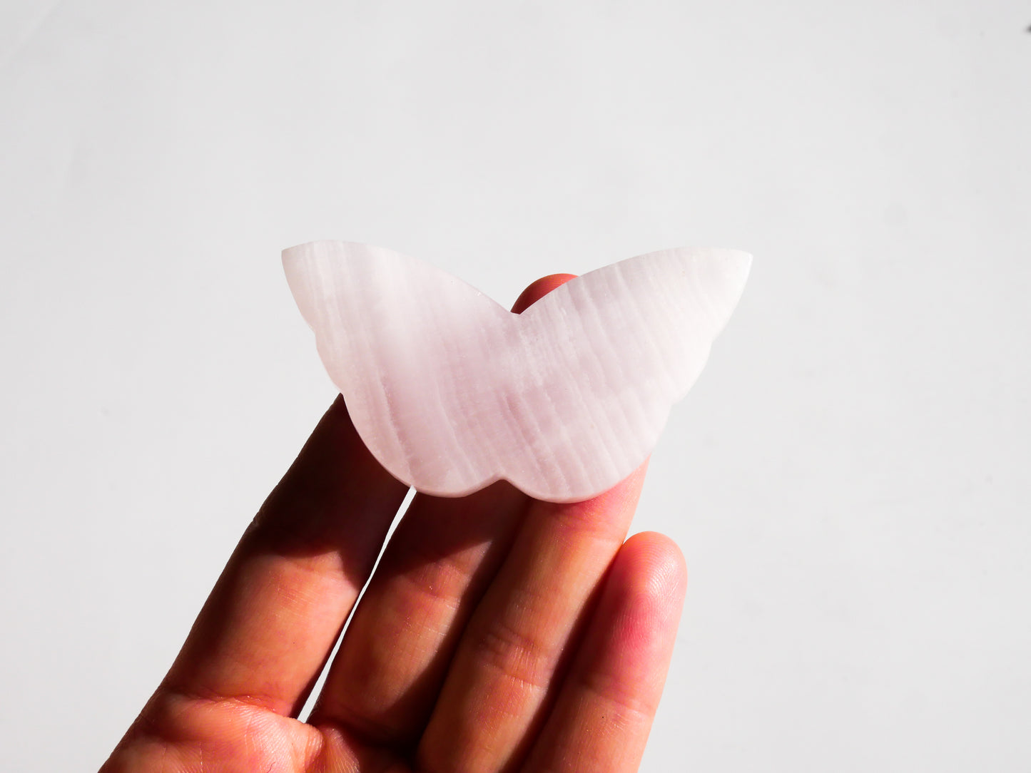 Pink Calcite Butterfly
