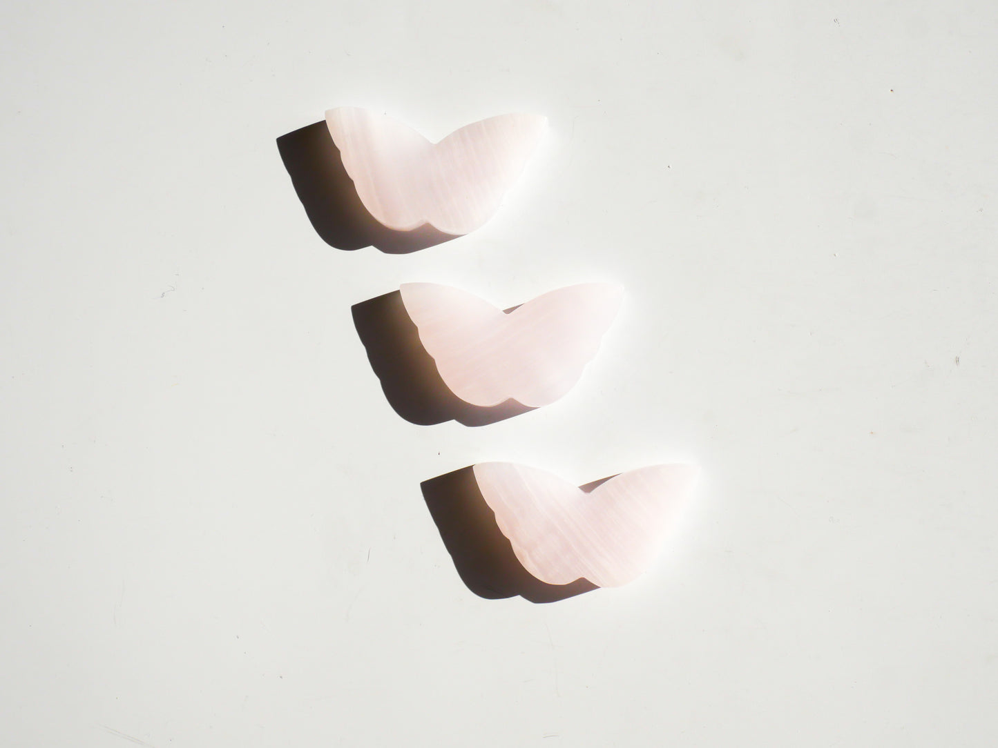 Pink Calcite Butterfly