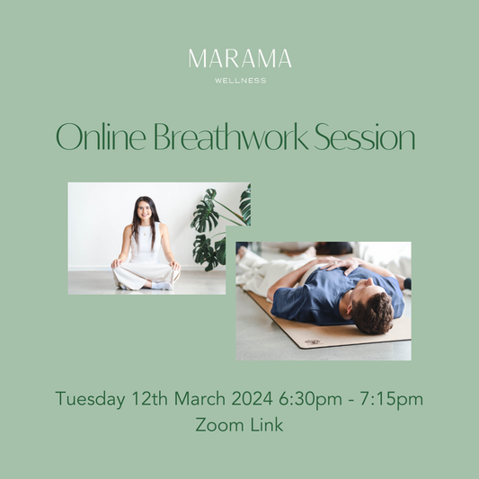 12th March 2024 - Online Breathwork Class